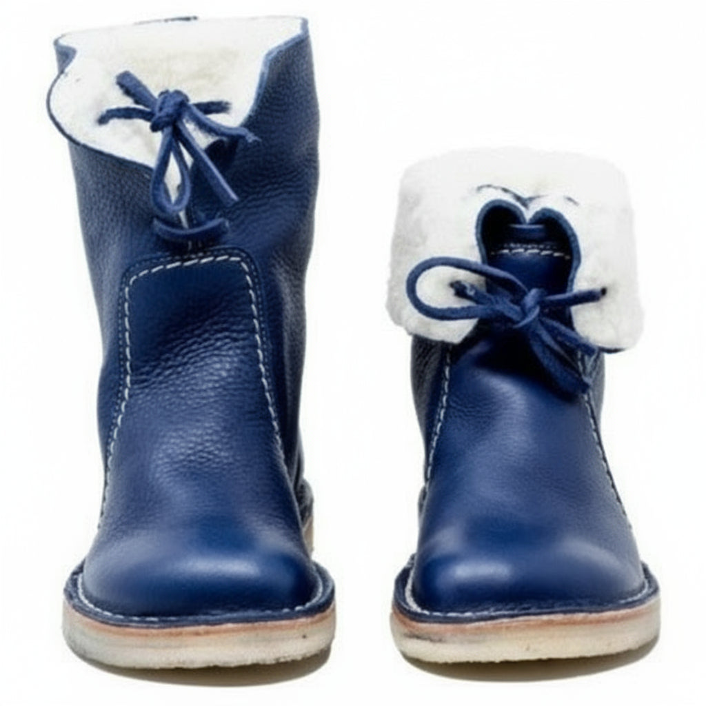 AquaStride | Cozy Elegant Waterproof Wool Lined Boots