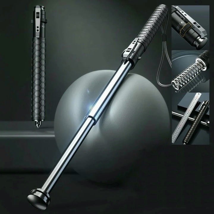 Automatic Self-Defense Walking Stick with Fast-Deploy Mechanism – Ergonomic Anti-Slip Handle