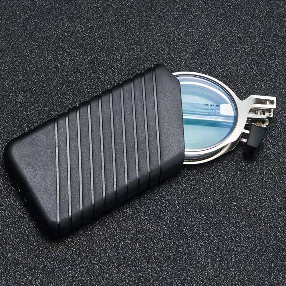 Blue Light Filter Foldable Reading Glasses – Ultralight Pocket-Sized Design with Case