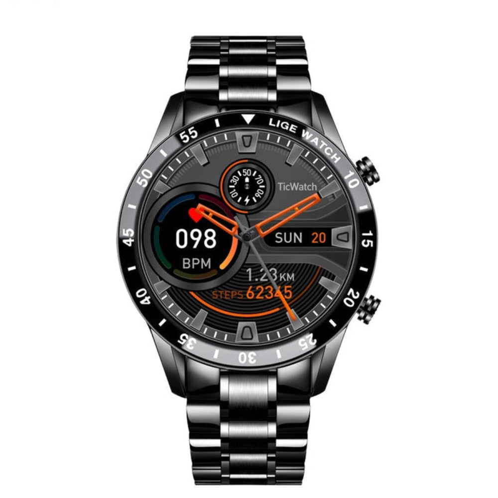 AureaSteel | 4G Smartwatch with AMOLED Display and Multi-Function GPS Features