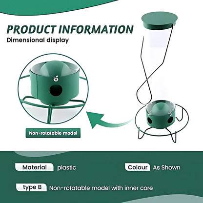 Bird Feeder | Squirrel-Proof Hanging Seed Feeder Outdoor