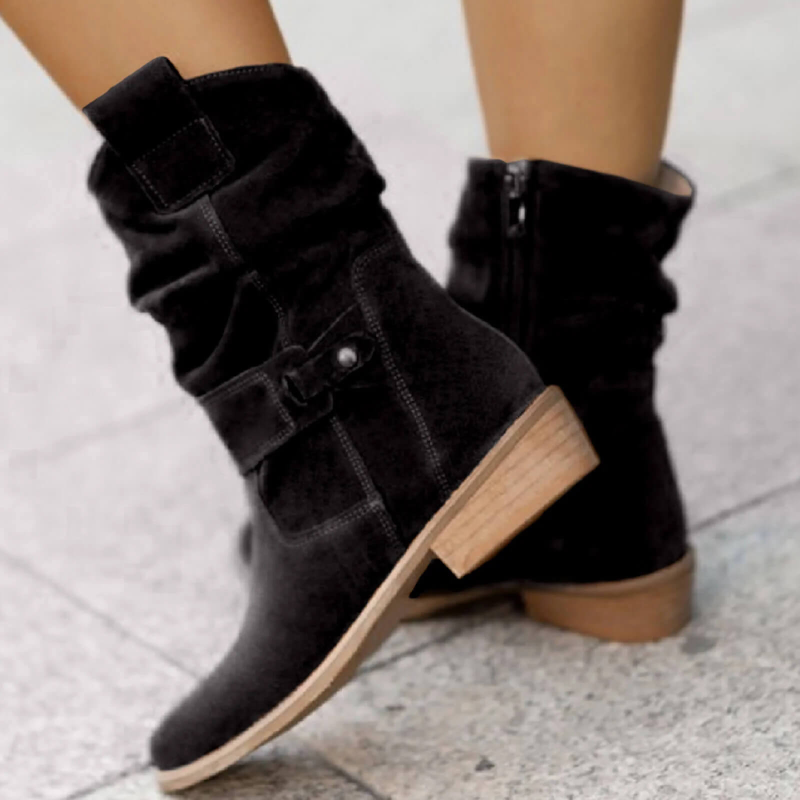 Brown Suede Ankle Boots for Women – Comfortable High-Quality Everyday Footwear