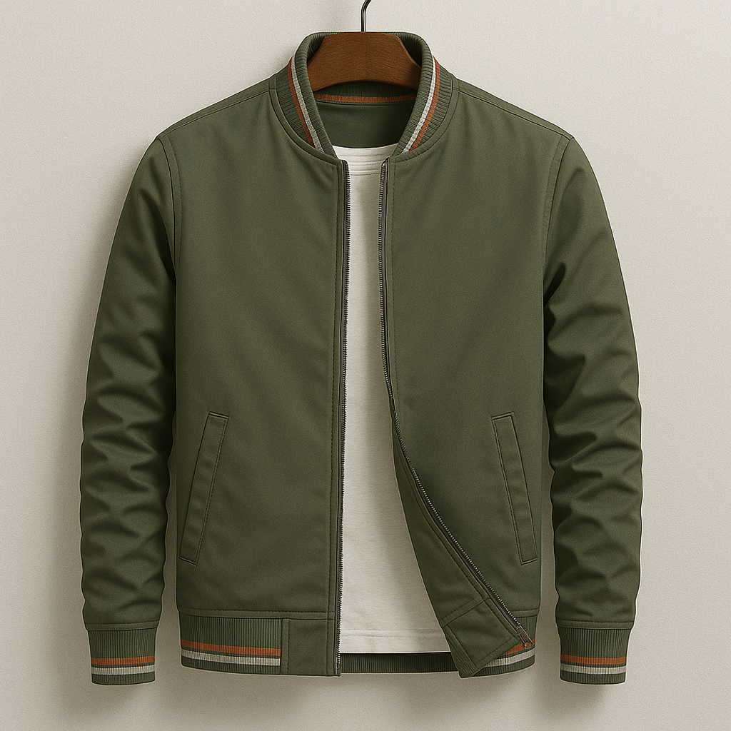 Lennox | Sleek Lightweight Men's Bomber Jacket for Modern Style